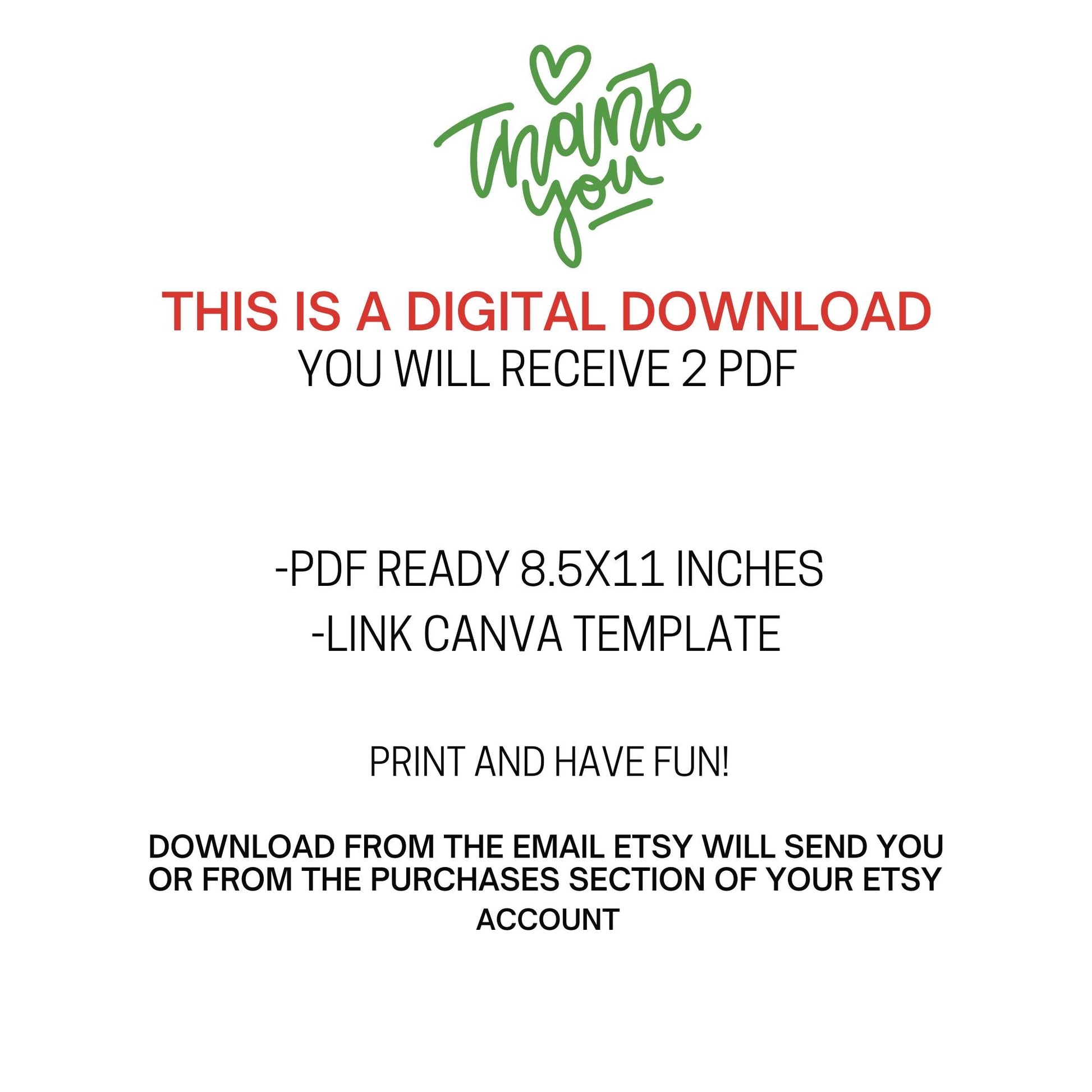 Teacher Christmas Gift Teacher 2025, Teacher Thank You, Editable Canva Template, PDF Ready to Print