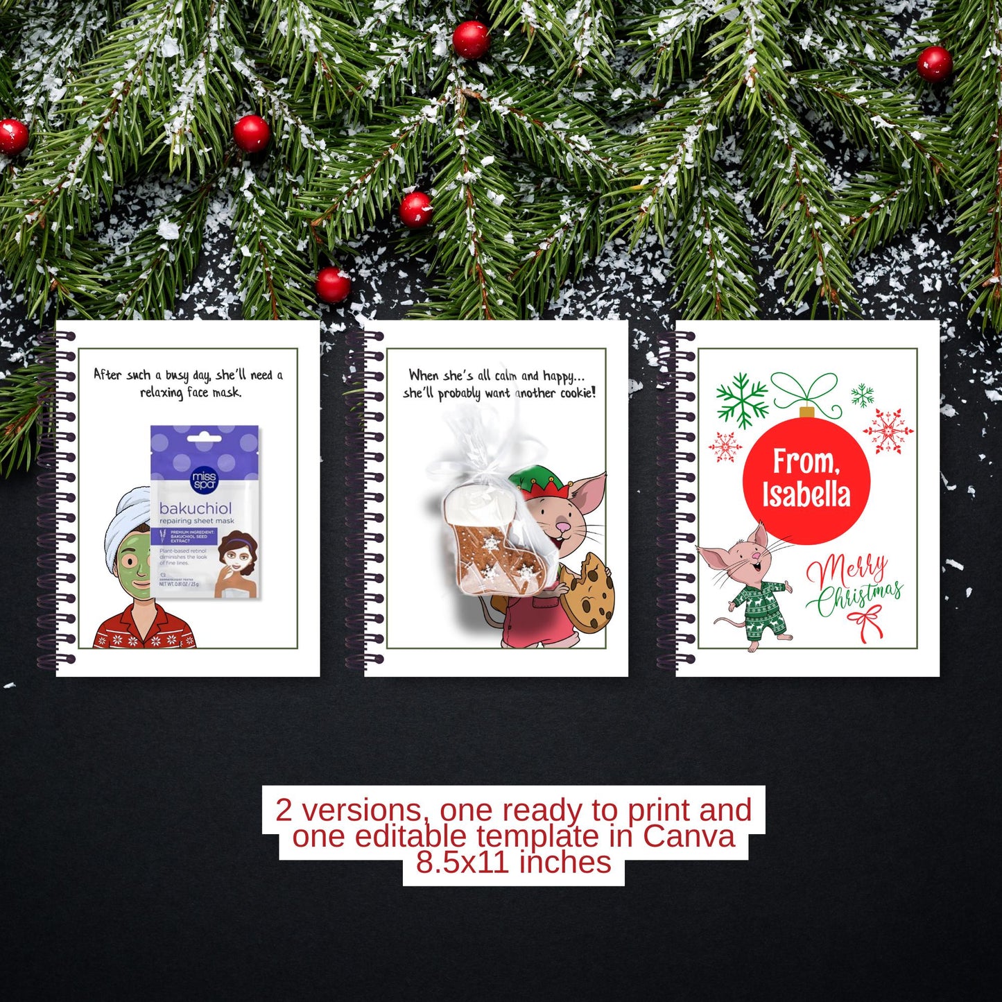 Teacher Christmas Gift Teacher 2025, Teacher Thank You, Editable Canva Template, PDF Ready to Print