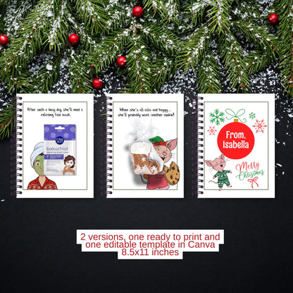 Teacher Christmas Gift Teacher 2025, Teacher Thank You, Editable Canva Template, PDF Ready to Print